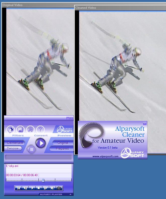 Alparysoft Cleaner for Home Video Screenshot